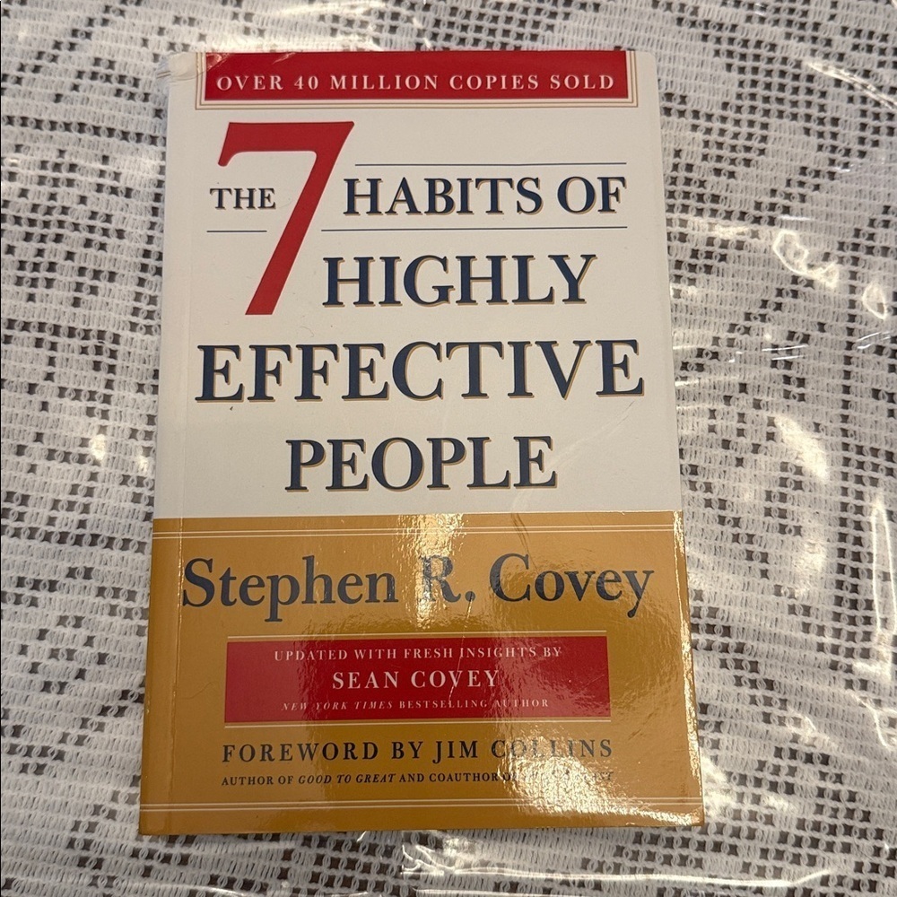 The 7 Habits of Highly Effective People Book Stephen R. Covey